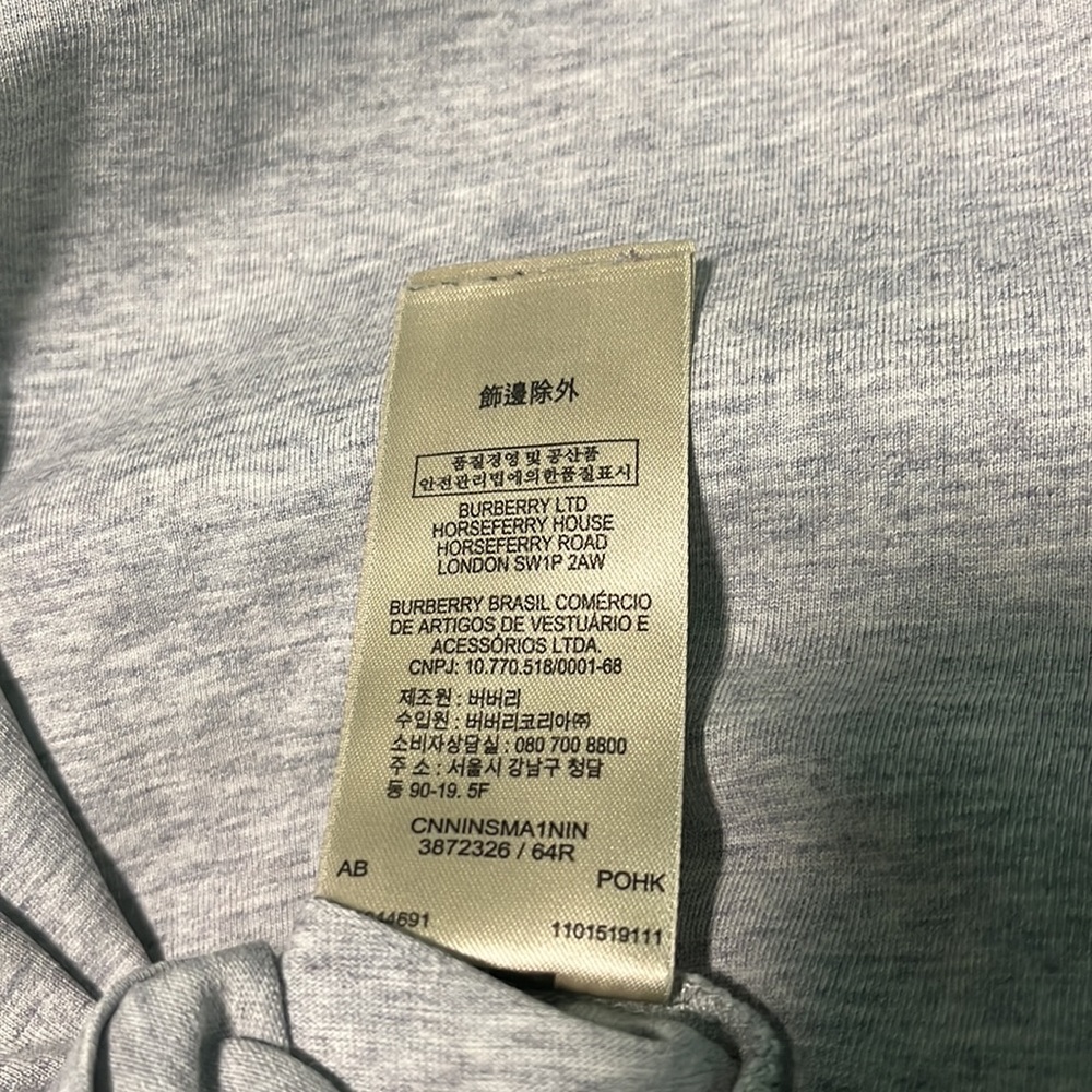 Burberry T Shirt, size L, authentic 100%, cotton 100% - Picture 6 of 7